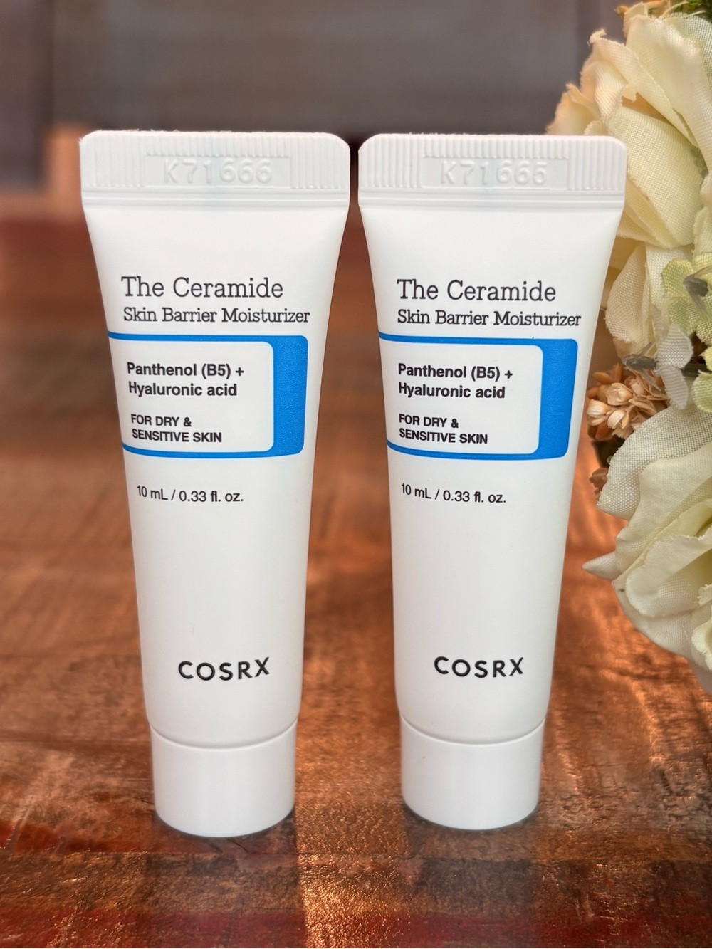 New COSRX The CERAMIDE Skin Barrier MOISTURIZER Minis DUO for Dry Sensitive Skin